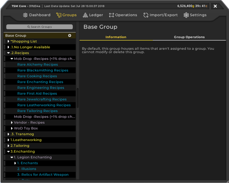 tradeskillmaster import groups tradeskillmaster import groups